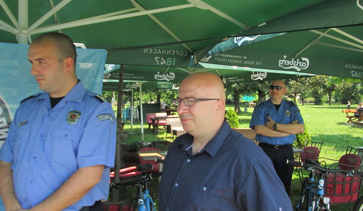 REČNA POLICIJA NA BICIKLIMA