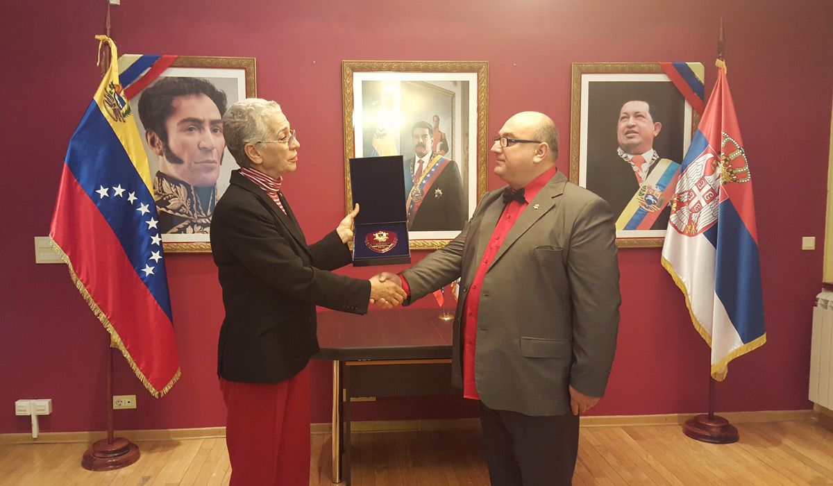 Prijateljska poseta ambasadi Bolivareske Republike Venecuele